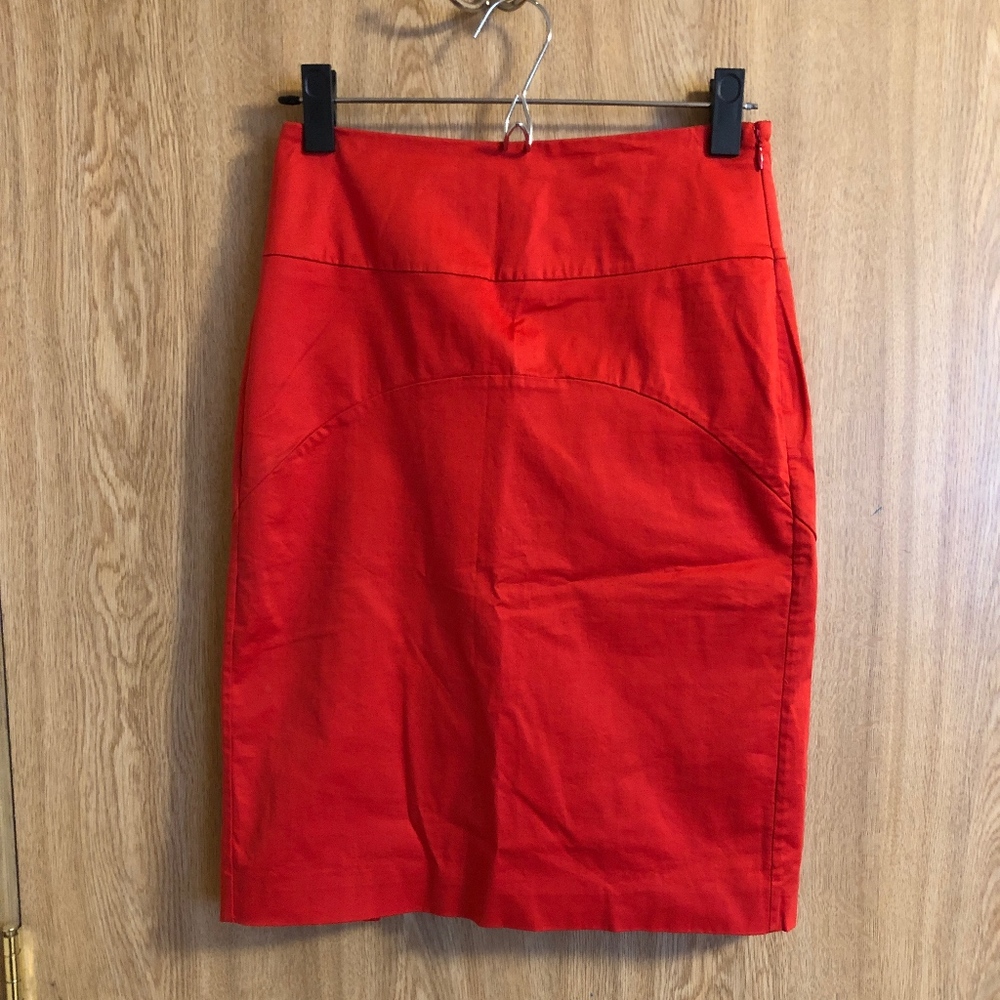 Red Pencil Skirt
